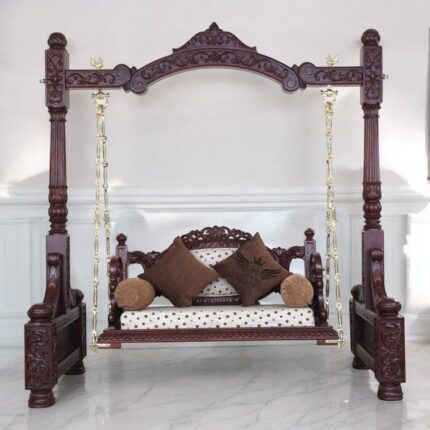 Peaceful Pause: The Wooden Swing Retreat