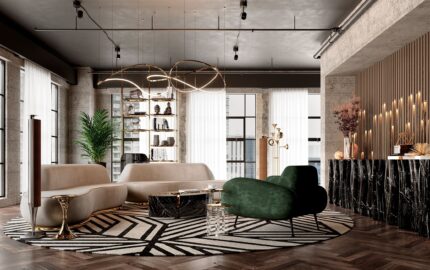 Modern Luxury Living – Sculpted Elegance with Art Deco Influence